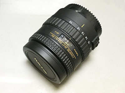 故障したトキナーレンズ