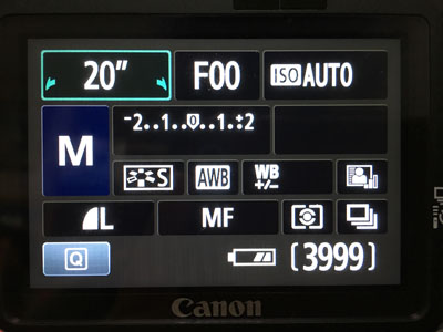 絞り値が「00」表示