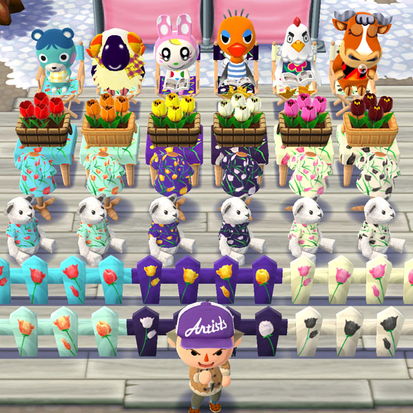 黒チューリップまで完了