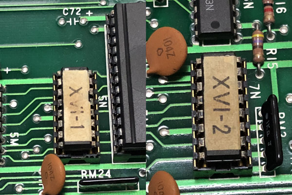 小さいのはパレットなどの ROM です