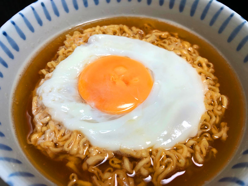 理想の「しろたま」チキンラーメン