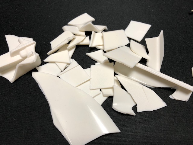 細かく割るのに力はいらない