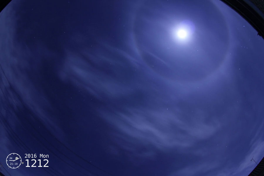 月暈とオリオン座