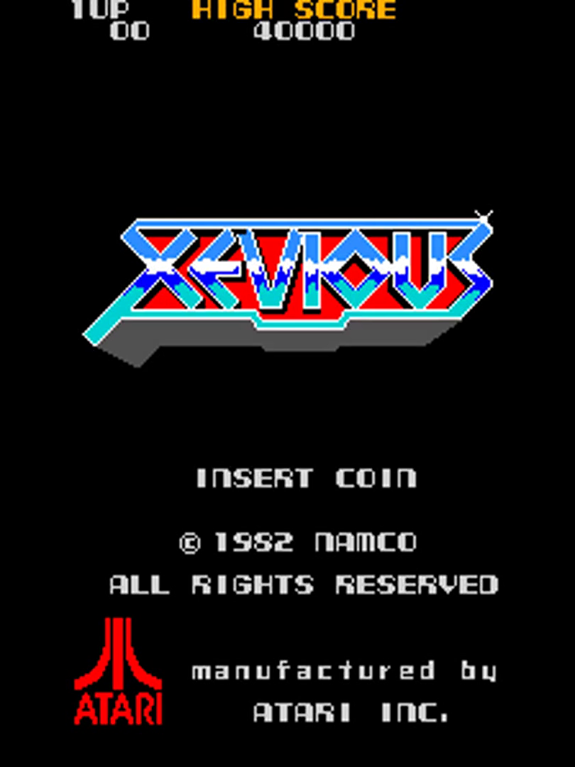 XEVIOUS ATARI HARDER TITLE